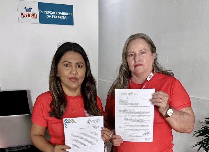 PRECATÓRIO DO FUNDEF DE ACARAÚ: APEOC PROTOCOLA OFÍCIO REIVINDICANDO 60% PARA O MAGISTÉRIO NA INTEGRALIDADE, SEM DESCONTOS