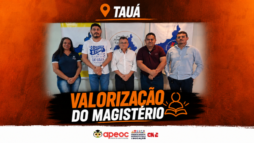 TAUÁ: ATUALIZAÇÃO DO ESTATUTO DO MAGISTÉRIO AVANÇA EM REUNIÃO DO SINDICATO APEOC, CONSELHO DO FUNDEB E A GESTÃO MUNICIPAL