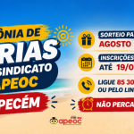 COLÔNIA DE FÉRIAS DO PECÉM | SORTEIO AGOSTO