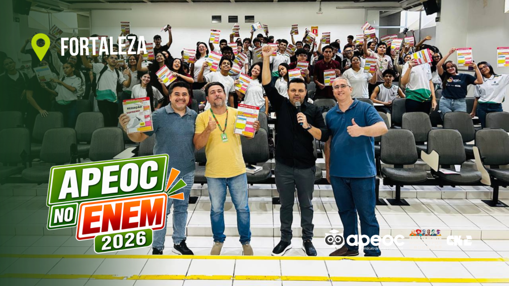 APEOC NO ENEM LEVA PALESTRA ESPECIAL A ESTUDANTES DA EEFM SÃO JOSÉ DO PICI, EM FORTALEZA