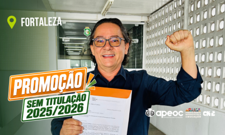 APEOC PROTOCOLA OFÍCIO COBRANDO INSTALAÇÃO DA COMISSÃO PARA DAR INÍCIO AO PROCESSO
