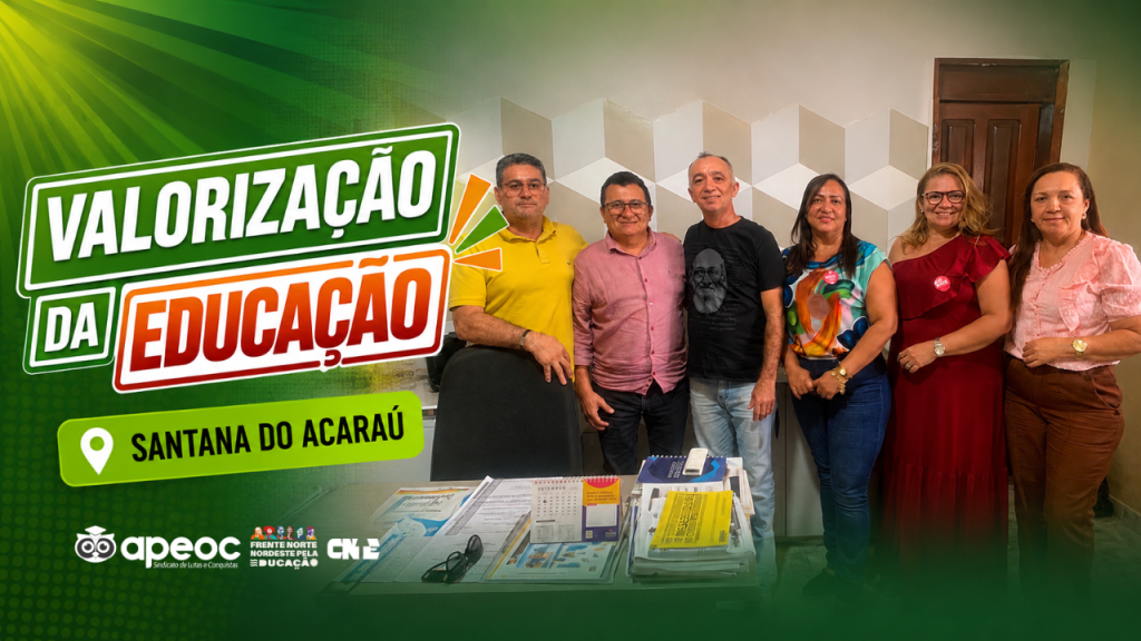 SINDICATO APEOC SE REÚNE COM SECRETÁRIO DE EDUCAÇÃO PARA TRATAR DE PAUTAS URGENTES DA CATEGORIA
