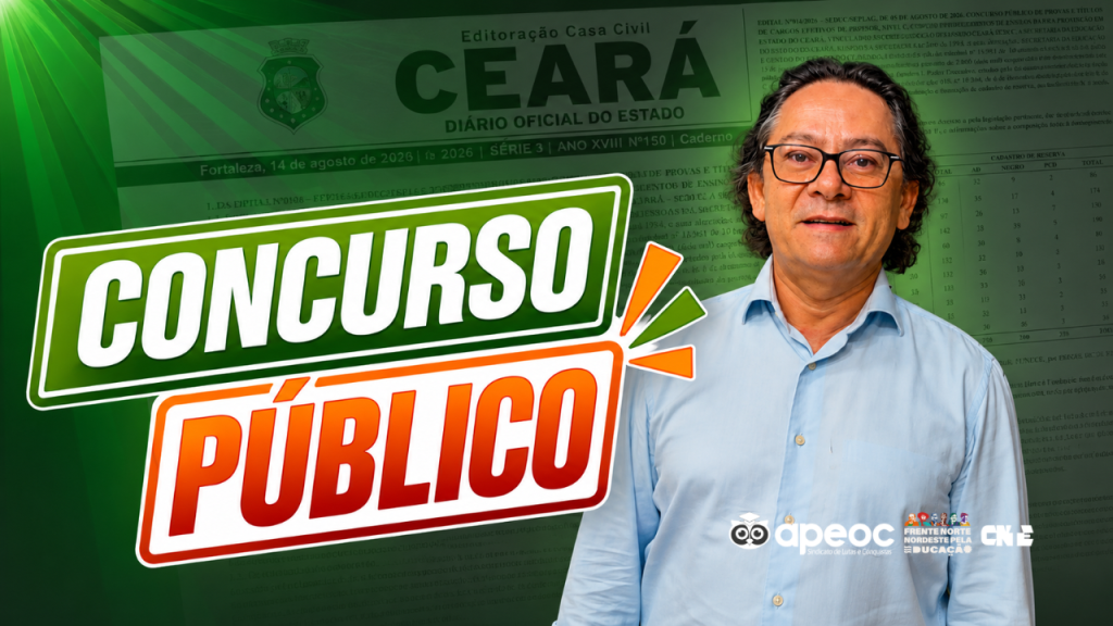 É REALIDADE! EDITAL DO CONCURSO PUBLICADO