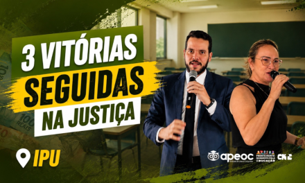 SINDICATO APEOC DERROTA PREFEITURA DE IPU, QUE INSISTE EM ADIAR PAGAMENTO DOS SALÁRIOS DE 2012