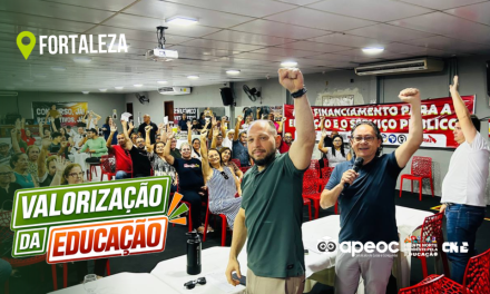 SINDICATO APEOC DEBATE E APROVA PLATAFORMA DA EDUCAÇÃO QUE SERÁ ENTREGUE AOS CANDIDATOS AO GOVERNO DO ESTADO