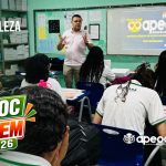 ACADEMIA APEOC CHEGA À EEMTI GOVERNADOR VIRGÍLIO TÁVORA E ORIENTA ESTUDANTES SOBRE O ACESSO AO ENSINO SUPERIOR