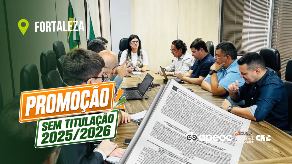 REDE ESTADUAL SEM RETROCESSO E COM AVANÇO: PROMOÇÕES SEM TITULAÇÃO 2025/26, IMPLANTAÇÃO E RETROATIVO NA FOLHA DE DEZEMBRO